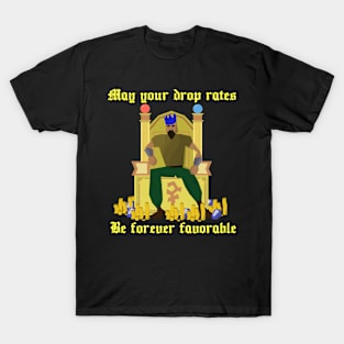 Old School Runescape Drop Rates T-Shirt